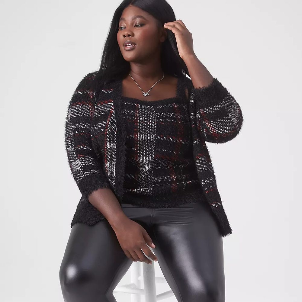 Lane Bryant | 2 Piece Sweater Cardigan & Cami Set